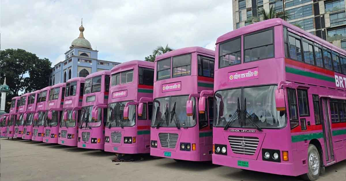 গণপরিবহনে নারীদের যাতায়াতে আসছে বড় সুখবর