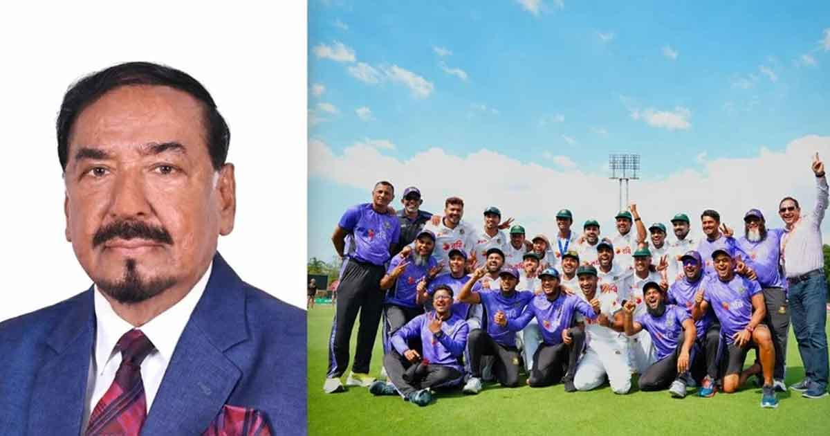 বাংলাদেশ ক্রিকেট দলকে ভারপ্রাপ্ত রাষ্ট্রপতির অভিনন্দন