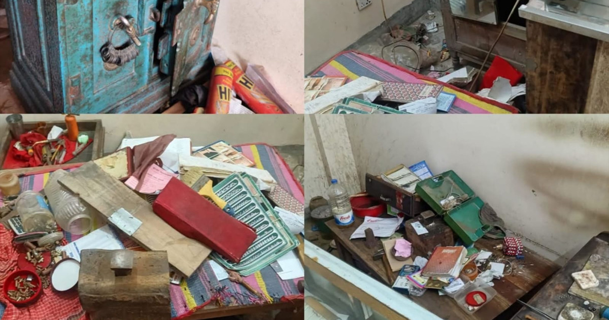 হাত-পা ও মুখ বেঁধে জুয়েলারি দোকানে ডাকাতি