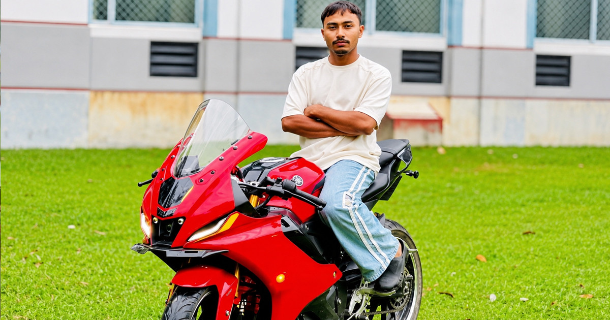 চলন্ত মোটরসাইকেলে হ্যান্ডেল ছেড়ে ভিডিও, প্রাণ গেল কনটেন্ট ক্রিয়েটরের