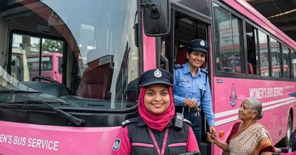 আজ চালু হচ্ছে ‘পিংক বাস’, যেসব রুটে মিলবে সেবা