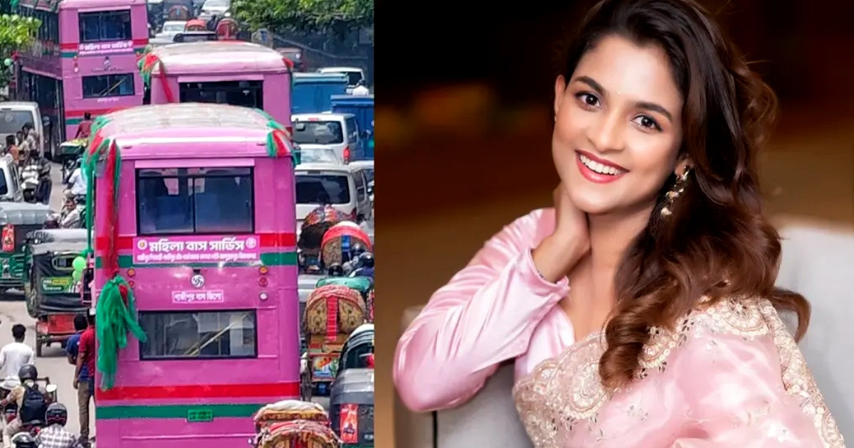 ‘গোলাপি বাস’ নিয়ে মুখ খুললেন সাদিয়া আয়মান