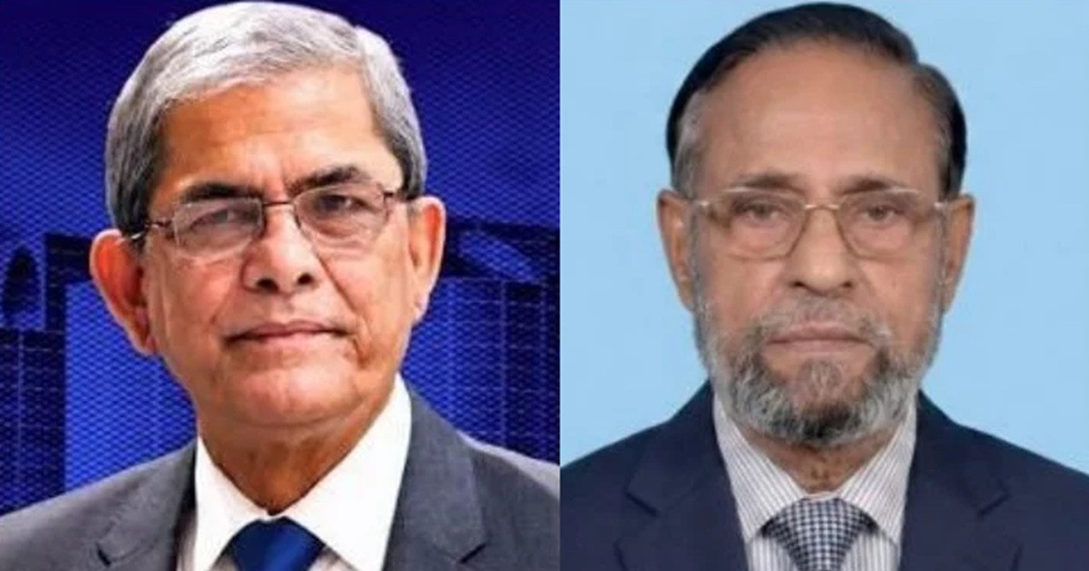 মির্জা ফখরুল ইসলাম আলমগীরকে অলি আহমদের অভিনন্দন