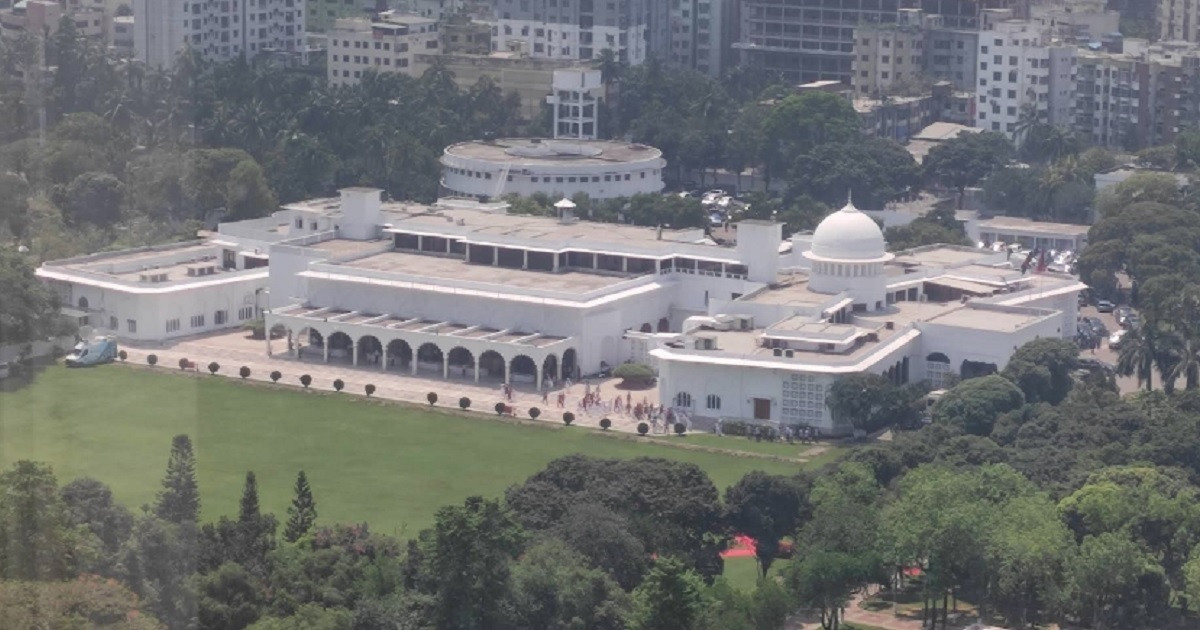 রাষ্ট্রপতির শপথ অনুষ্ঠানের জন্য প্রস্তুত বঙ্গভবন