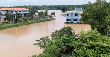 ভারতের পাহাড়ি ঢলে তলিয়ে যাচ্ছে আখাউড়ার নিম্নাঞ্চল