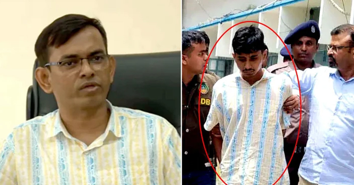 পুলিশ ও আসামির গায়ে একই শার্ট, কারণ জানালেন সেই কর্মকর্তা