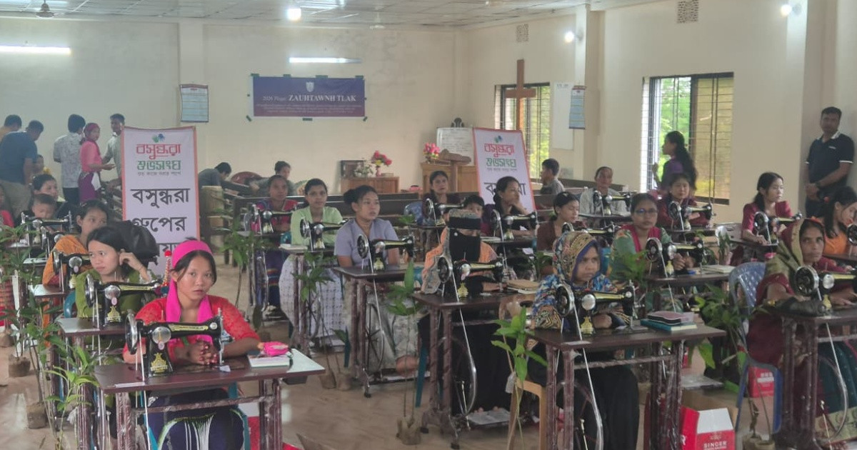 সংগ্রামী পাহাড়ি নারীদের স্বাবলম্বিতার স্বপ্নে বসুন্ধরা শুভসংঘ