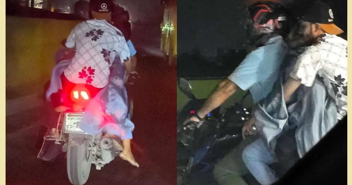 যা জানালেন বাইকের সেই তরুণী, সোশ্যাল মিডিয়ায় তোলপাড়