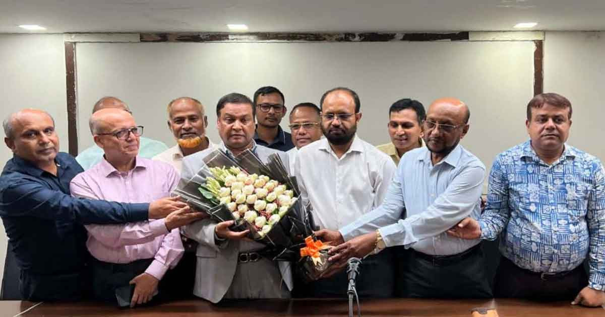 জাতীয় প্রেস ক্লাবে বাসসের নবনিযুক্ত এমডি ও প্রধান সম্পাদককে সংবর্ধনা