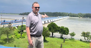 তিস্তা ব্যারেজ পরিদর্শনে মার্কিন রাষ্ট্রদূত