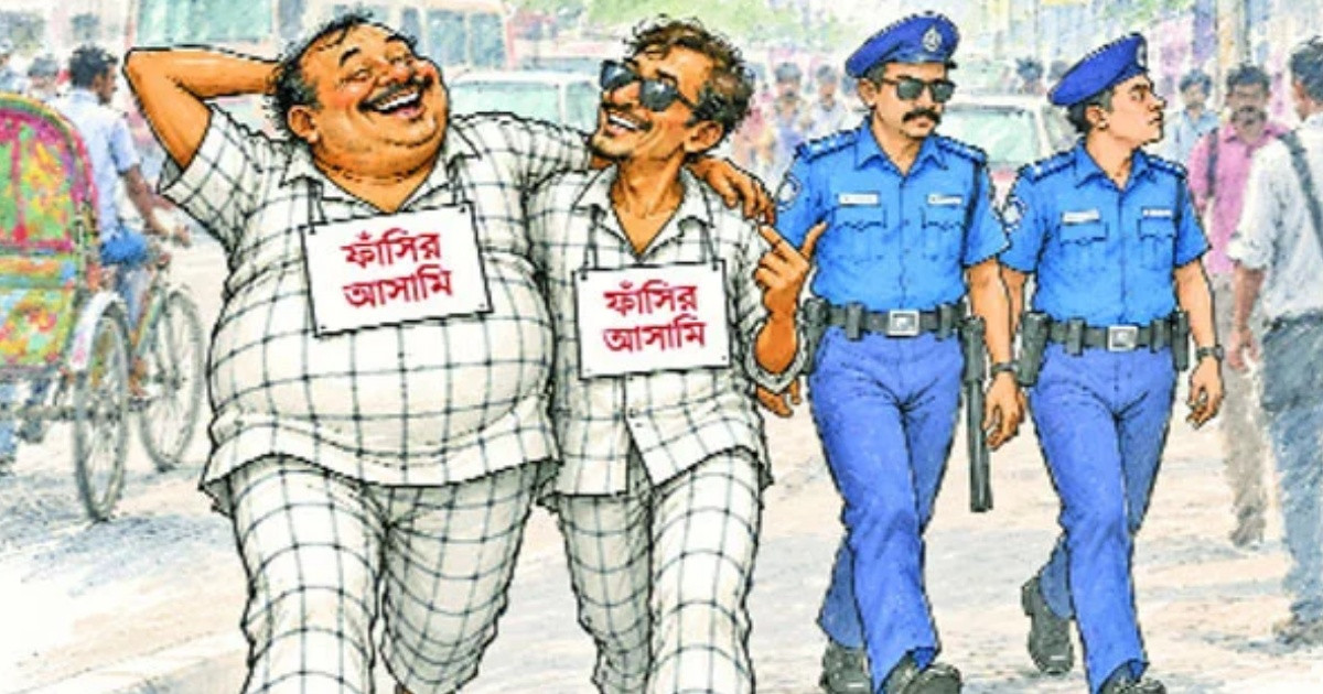 ঘুরে বেড়াচ্ছেন ৫২ ফাঁসির আসামি