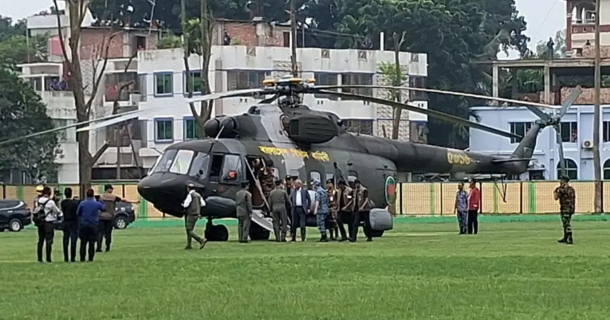 ঠাকুরগাঁওয়ে পৌঁছেছেন রাষ্ট্রপতি