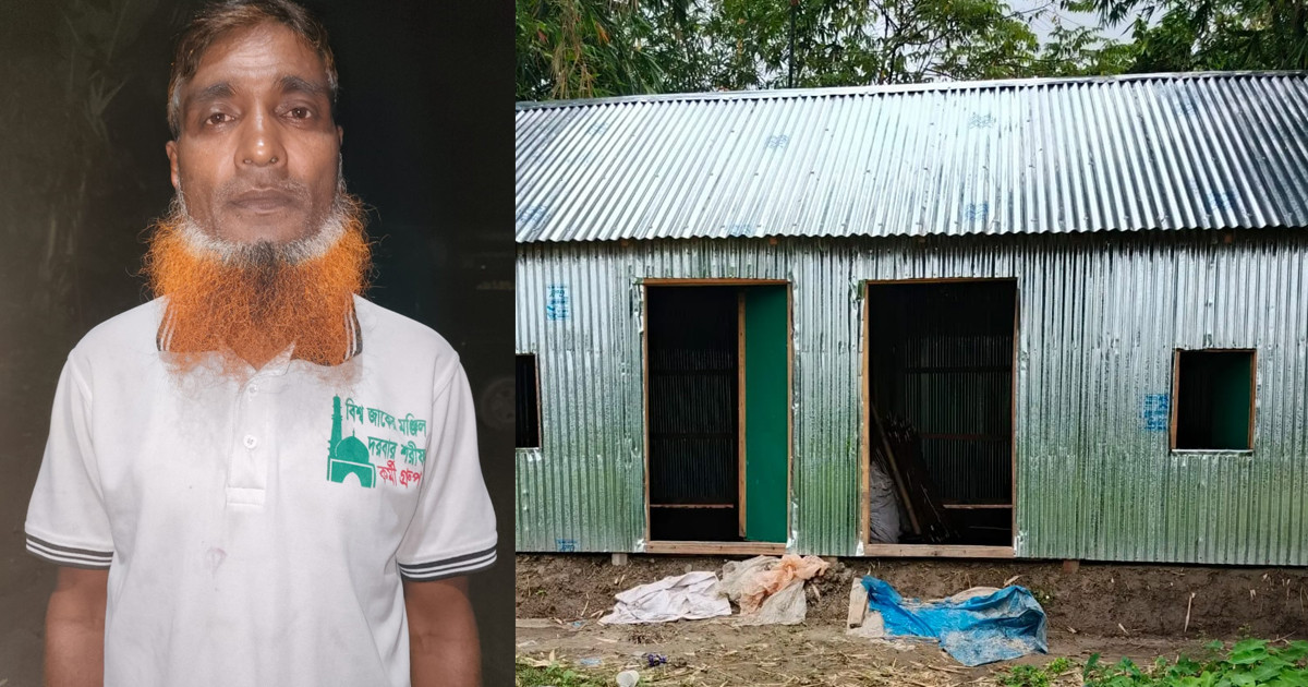 বিজয়নগরে মাথা গোঁজার ঠাঁই পেলেন দিনমজুর বাবুল মিয়া