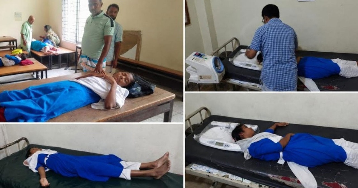 হঠাৎ শ্রেণিকক্ষে ১৬ শিক্ষার্থী অসুস্থ