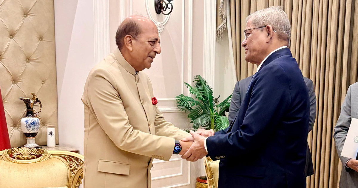 রাষ্ট্রপতির সঙ্গে সাক্ষাৎ করলেন ভারতীয় হাইকমিশনার