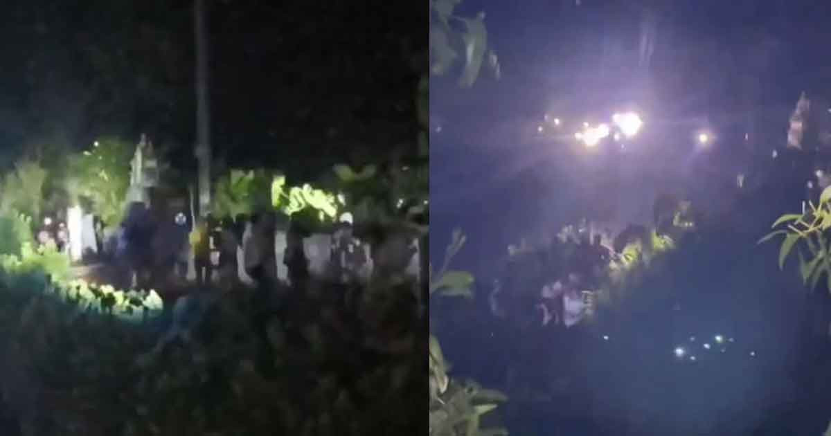 টর্চ লাইটের আলো জ্বালিয়ে দুই গ্রামবাসীর সংঘর্ষ, আহত ২০