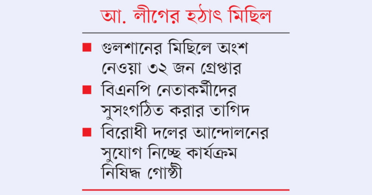 প্রশাসনের শৈথিল্য দেখছে বিএনপি