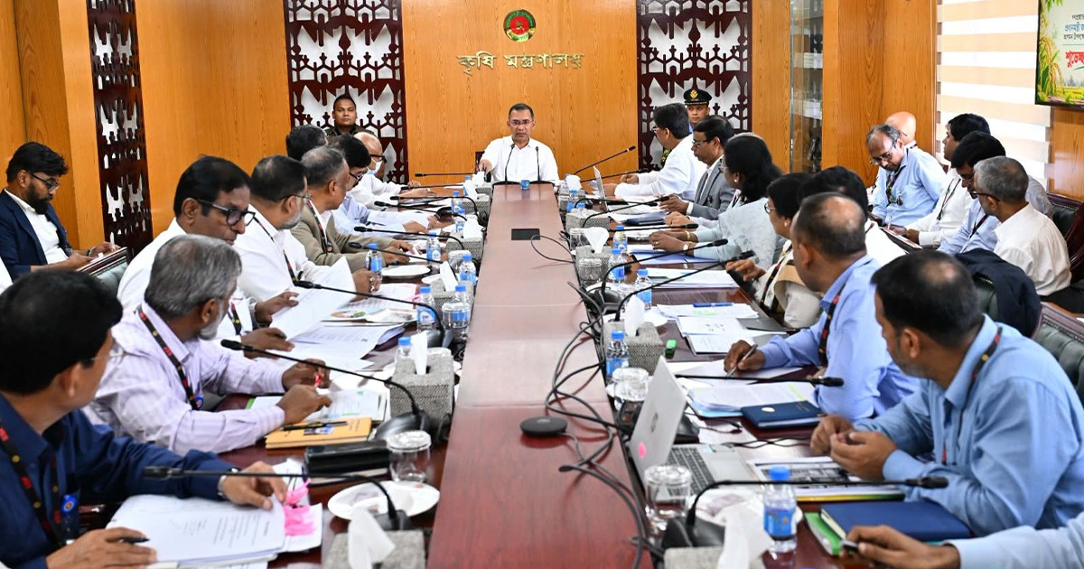 আমদানি নির্ভরতা কমিয়ে কৃষি উৎপাদন বাড়ানোর তাগিদ প্রধানমন্ত্রীর