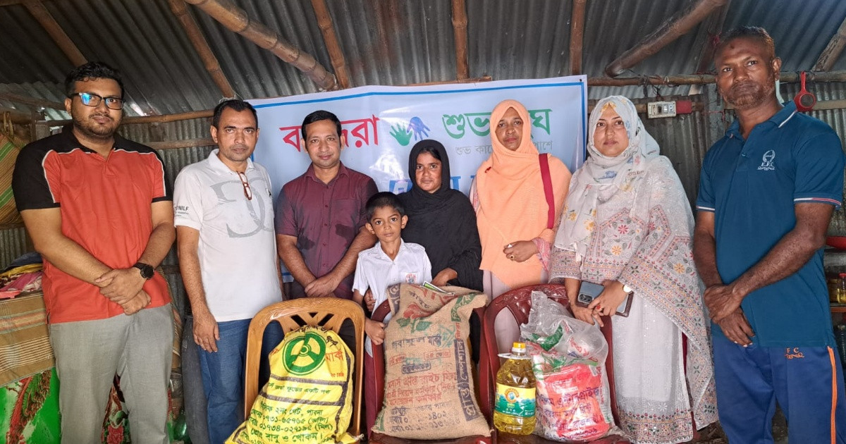 বাবাকে হারিয়ে অনিশ্চয়তায় ইসমাইল, পাশে দাঁড়াল বসুন্ধরা শুভসংঘ