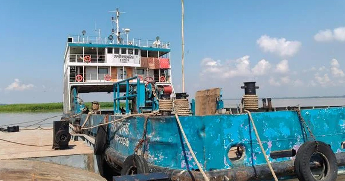 জৌকুড়া-নাজিরগঞ্জ নৌপথে ফেরি চলাচল বন্ধ