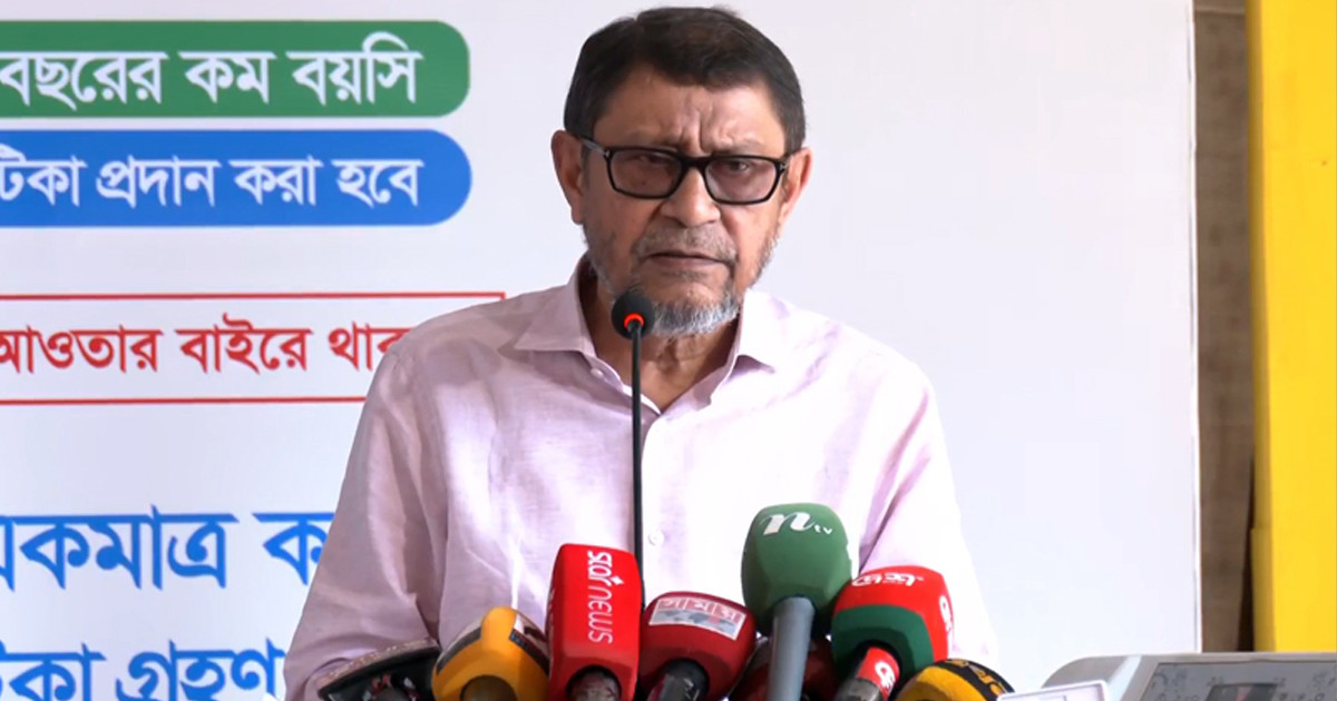 ১ কোটি ৮৫ লাখ শিশুকে হামের টিকা দেয়া হয়েছে: স্বাস্থ্যমন্ত্রী