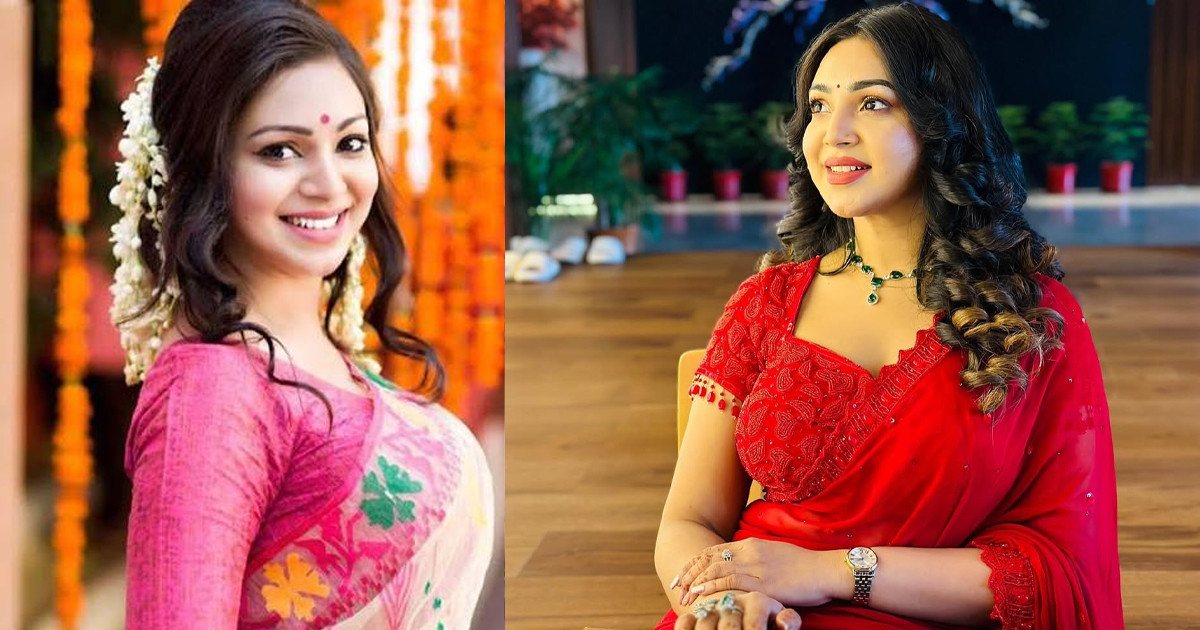 লাল শাড়ি-মুকুটে বধূ সেজে প্রভা, নেপথ্যের ইঙ্গিত দিলেন নিজেই