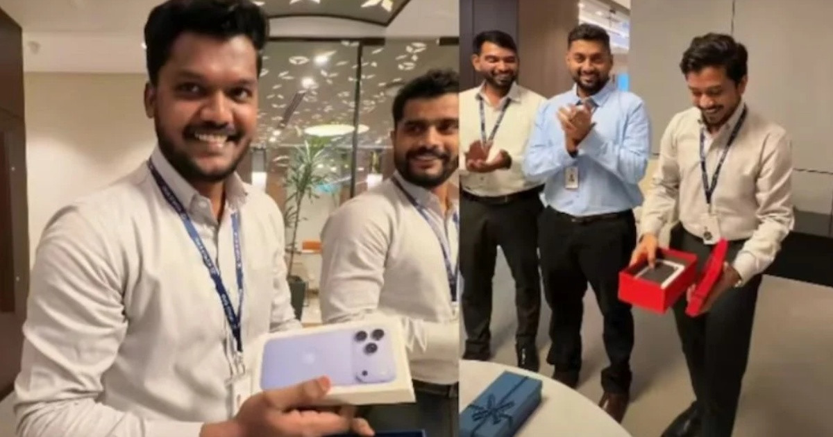 অফিসের সব কর্মীকে আইফোন উপহার দিলেন বস!