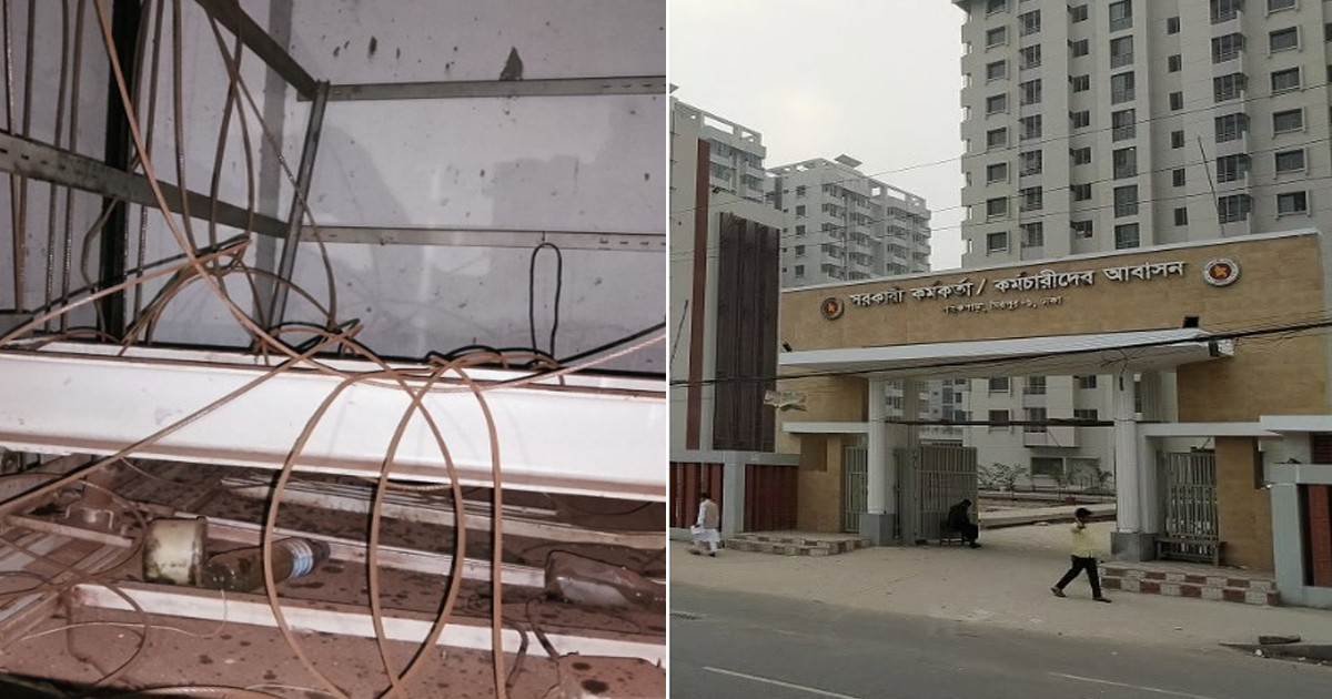 রাজধানীতে সরকারি আবাসনের লিফট ছিঁড়ে আহত ৬
