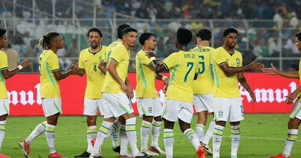ভারতের বিপক্ষে ব্রাজিলের ‘এক হালি’