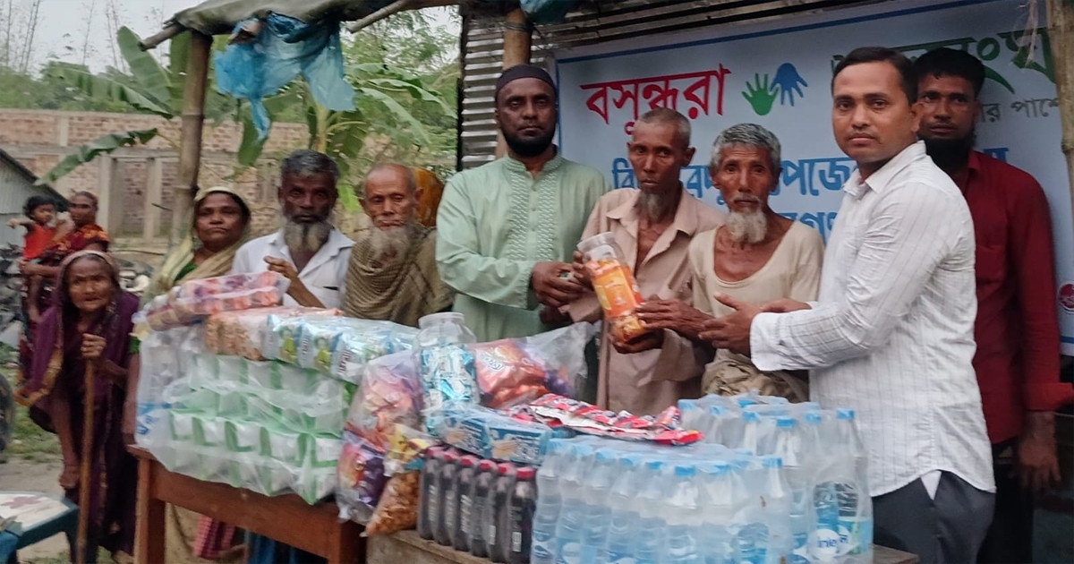 জীবিকা উন্নয়নে মফিজ আলীর পাশে বসুন্ধরা শুভসংঘ