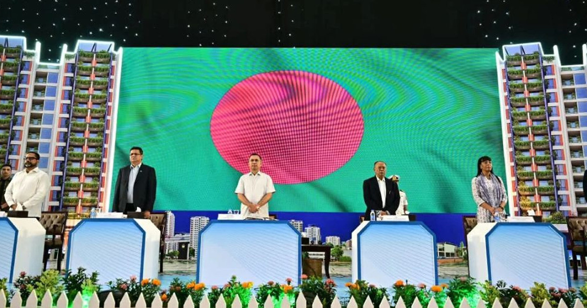 বিশ্ব বসতি দিবসের অনুষ্ঠানে যোগ দিয়েছেন প্রধানমন্ত্রী