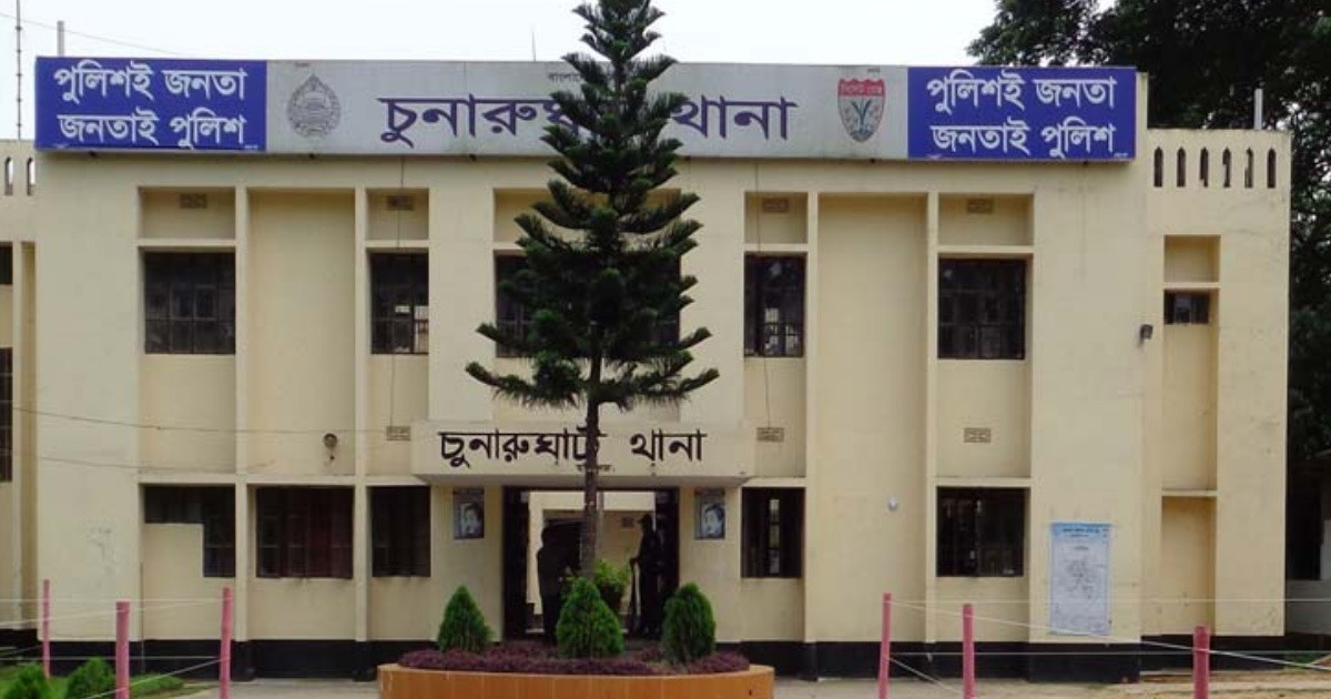 ঘুষ নেওয়ার ভিডিও ছড়িয়ে পড়ায় চুনারুঘাটের এএসআই ক্লোজ