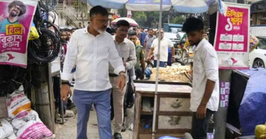 ফুটপাত-সড়ক দখলমুক্ত করতে মাঠে ডিএনসিসি প্রশাসক, উচ্ছেদের নির্দেশ