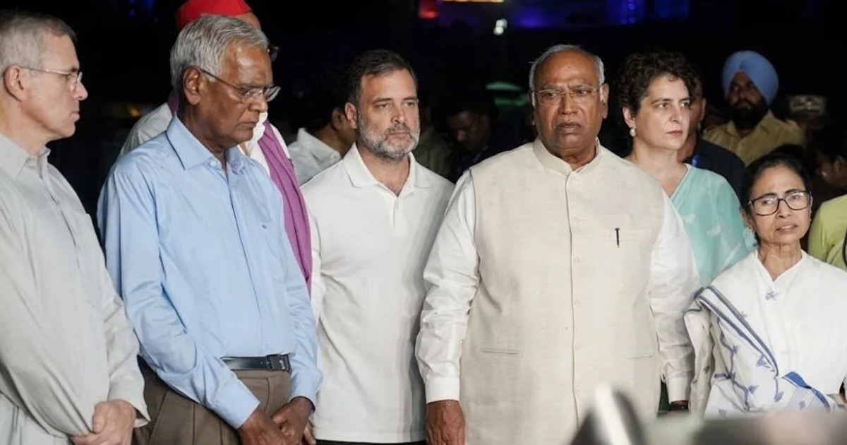 দিল্লিতে বিক্ষোভে যোগ দিল ‘ইন্ডিয়া’ জোটও