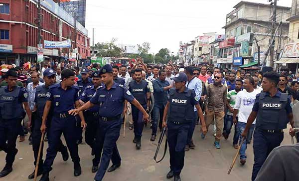 কঠোর আন্দোলনের হুমকি সুনামগঞ্জ বিএনপি'র